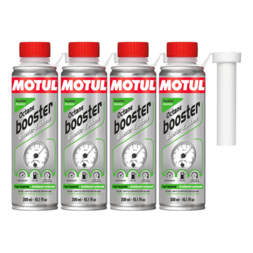 KIT MOTUL OCTANE BOOSTER GASOLINE 300ML 4 UNIDADES