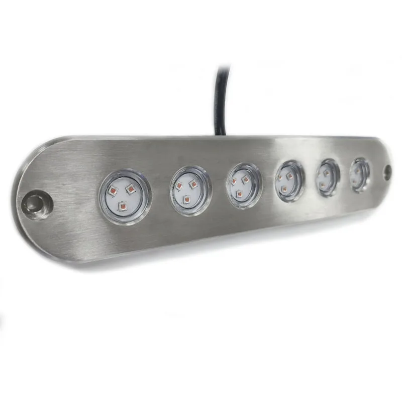 High Intensity 90W 316L Stainless Steel Marine Underwater Boat Transom Light LED Waterproof IP68 Lights for Boat Yacht Dock