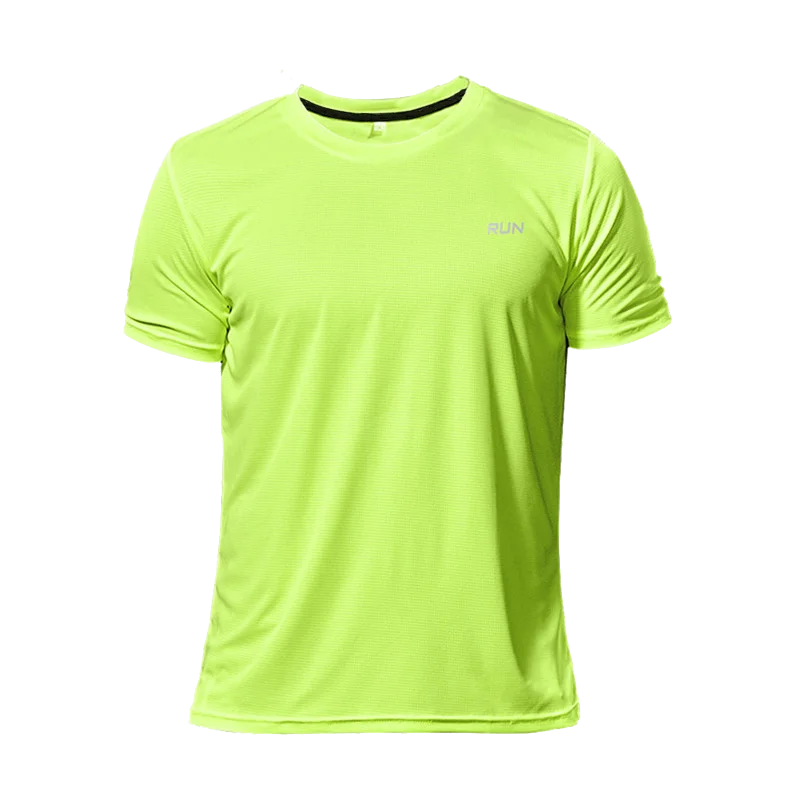 Men's Fitness Gym T Shirts 2020 Shirt Homme Running Men Designer Quick Dry T-Shirts Running Slim Fit Tops Tees Sport Muscle Tee