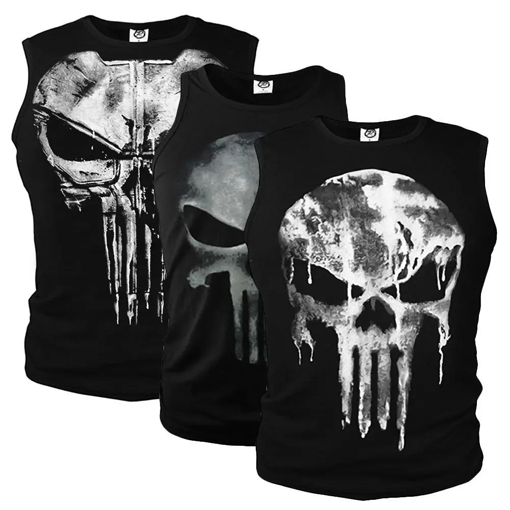 NEW Punisher Rashgard Running Shirt Men T-shirt Long Sleeve Compression Shirts Gym T-shirt Fitness Sport Shirt Men