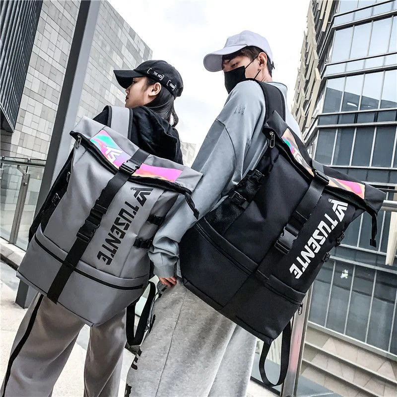 Fitness Travel Backpack Outdoor Sport Mountaineering Shoes Pocket College student Schoolbag Laptop Casual Portable Storage Bags