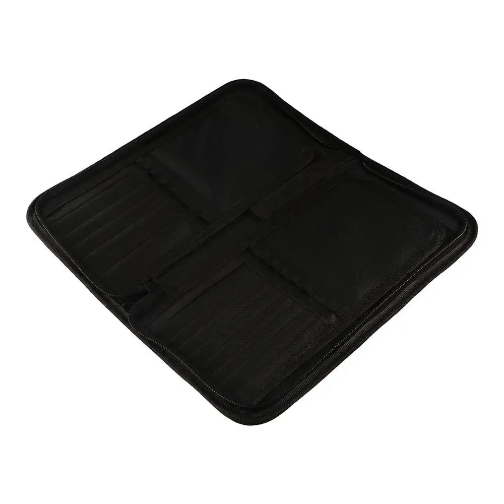 Large Capacity Makeup Brush Bag Stand Up Waterproof Cosmetic Brush Holder Dust Prevention Fifteen Holes