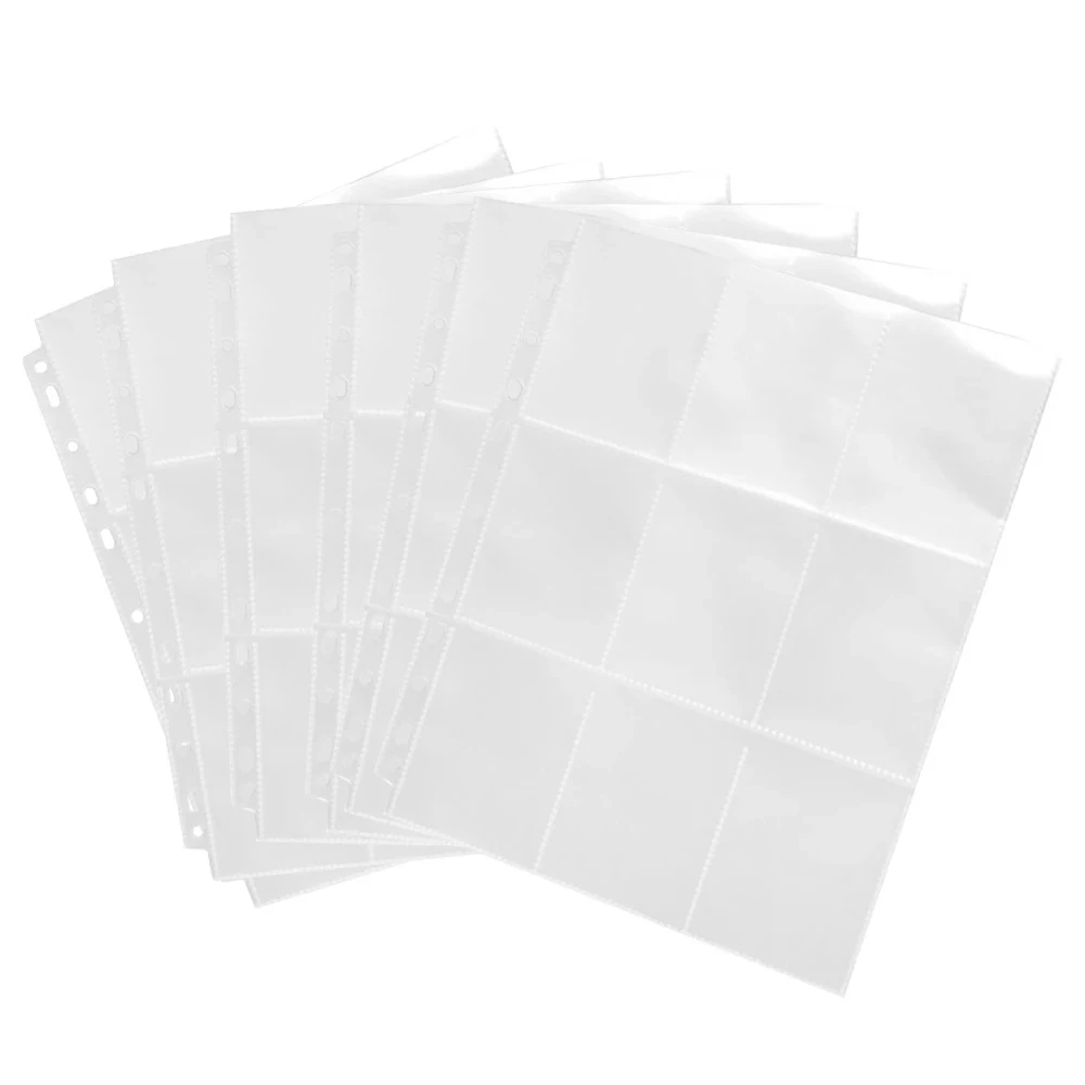 for Home Heavy-duty Card Holder 90 Pockets Photo Albums Album Pages Coin Holders Card Storage Wallets Gaming Card Card Sleeves
