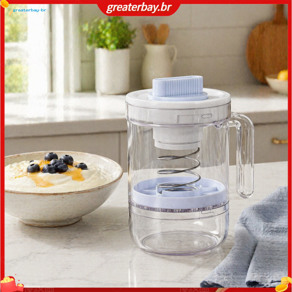 Yogurt Strainer with Spiral Pressing Structure – Thick Maker Kit for Home Kitchen Effective Whey Separation Easy Diy f