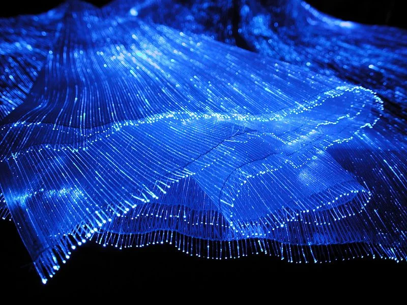 RGB Luminous LED Light Fiber Optic Fabric for glowing Shoes cloths Bags 140cm*100cm(4.59ft*3.28ft)