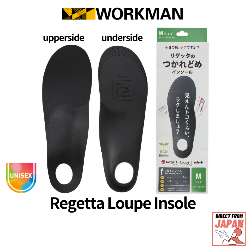 WORKMAN Regetta Loupe Insole unisex 【direct from Japan】