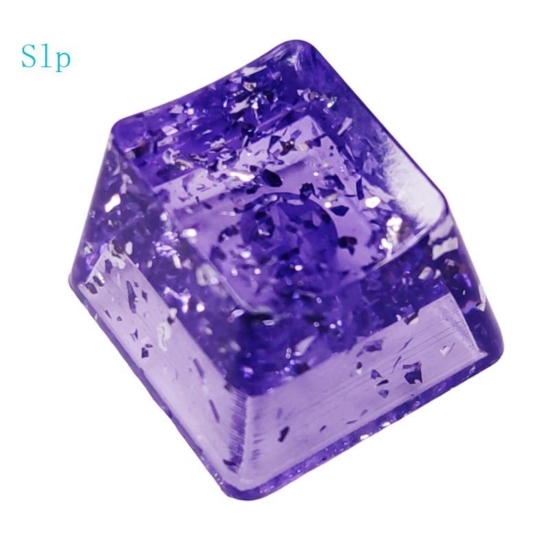 Slp Teclados Mecânicos Keycap Resinas Transparentes Lantejoulas R4s OEM Profile