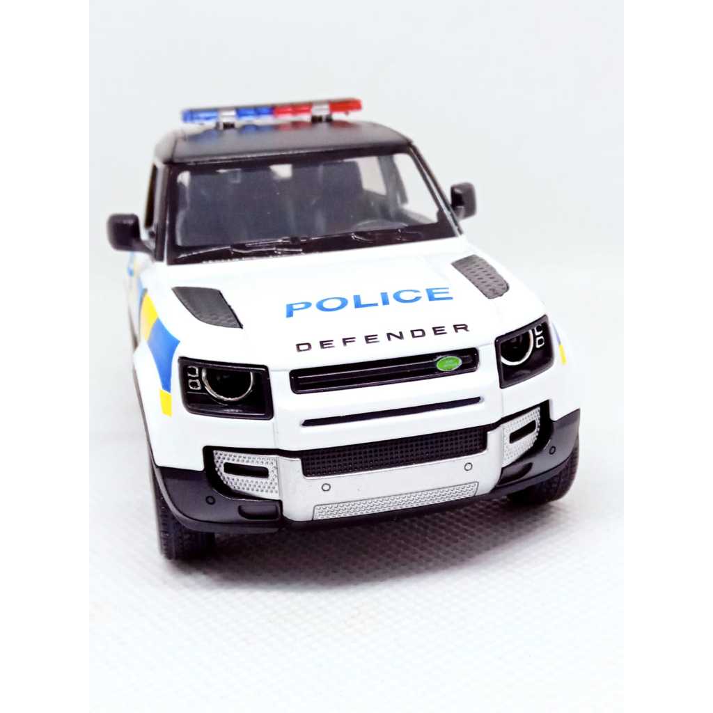 Miniatura 1ª Linha Land Rover Defender Kinsmart A1:36 metal Diecast colecionável Licensiada