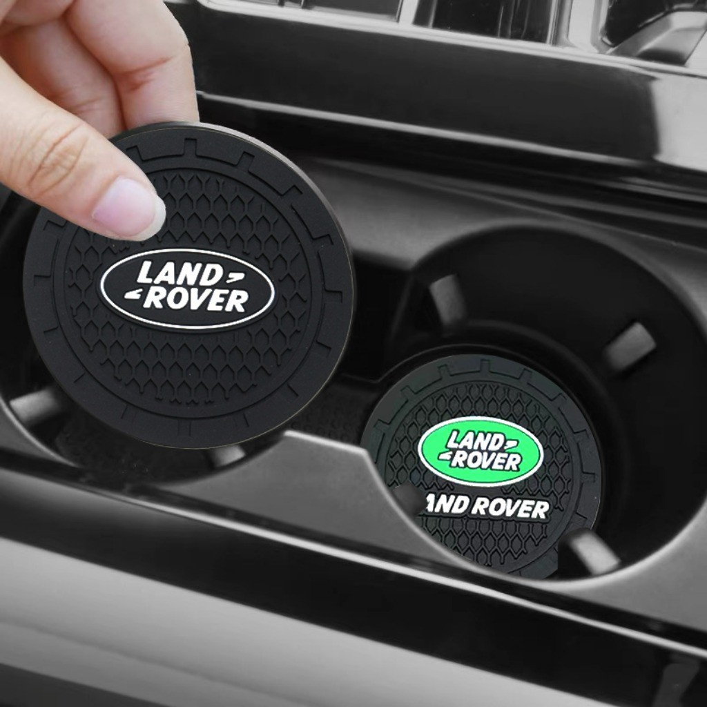 1 Peça Silicone Tapete Porta Copos Carro Acessórios Para Carro For Land Rover Discovery Sport Evoque Velar Defender