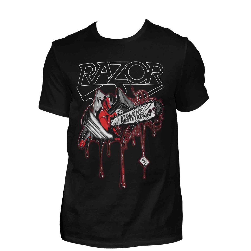 Camiseta Unissex Razor Violent Restitution Rzr5