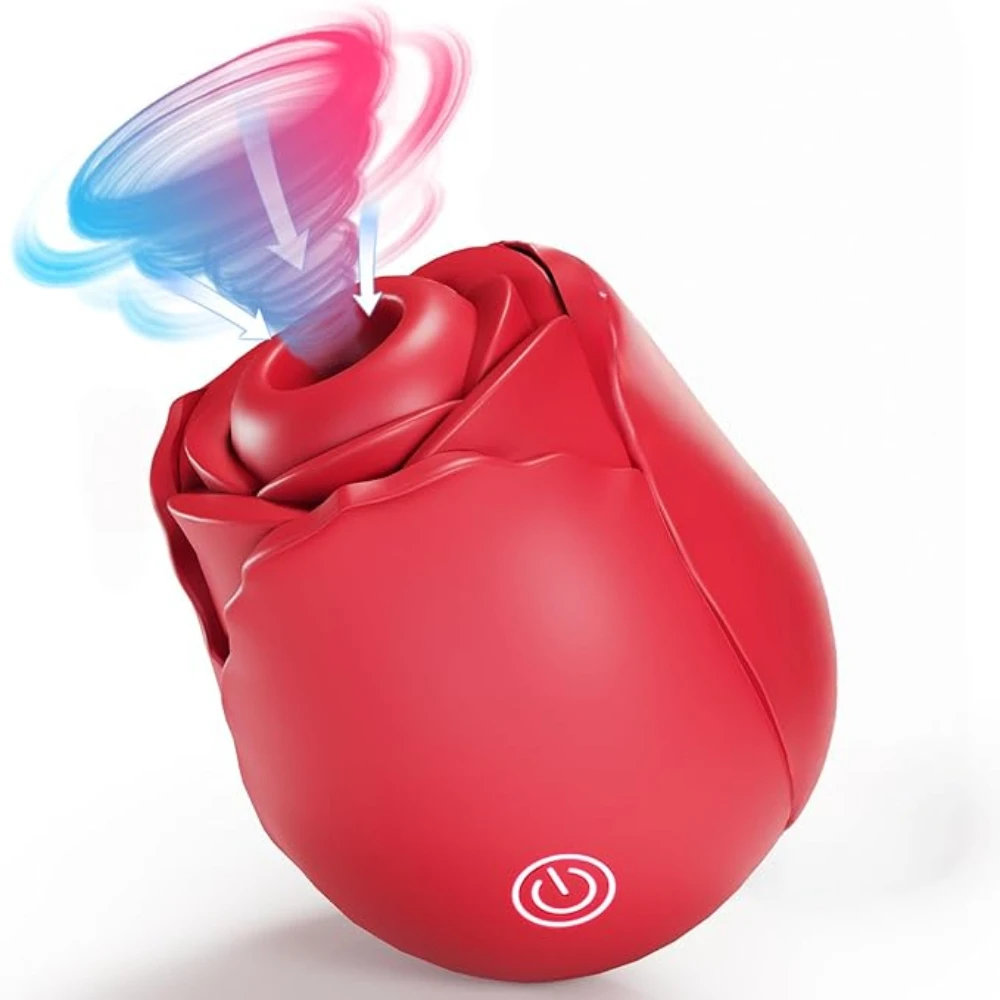 10 Speed Rose Suker Vibrator G-spot Dildo Clitoris Stimulating Sucking Female Sex Toy USB Rechargeable Rose-shaped Mini Massager