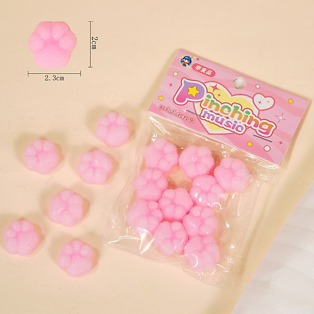 [Perfect Gift] [Cute Cat Paw] Squeeze Toy/TPR Stress Relief Toy/For Children & Adults/Relaxation Tool