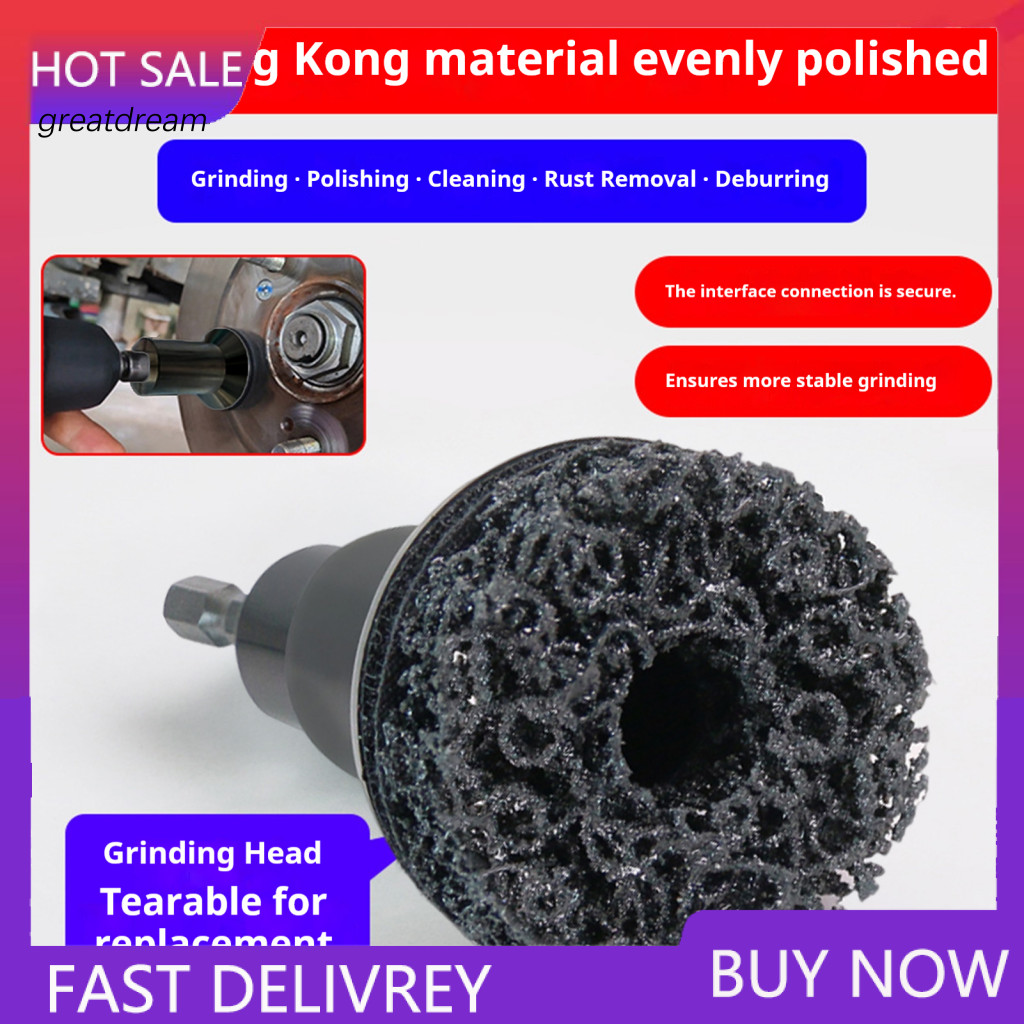 Hard Abs Shell Grinder Stable Performance Grinding Tool Wheel Hub Resurfacing Kit Precision Rust Removal Cleaner for Aut