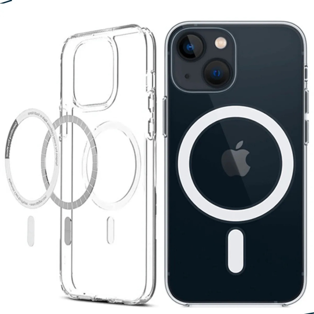 Capa Transparente Magnética Para Carregador sem Fio Magsafe iPhone12/12 PRO/12 PROMAX /13/13 PRO/13 Pro Max Capinha Compativel com iPhone Carregador Sem Fio Magsafe