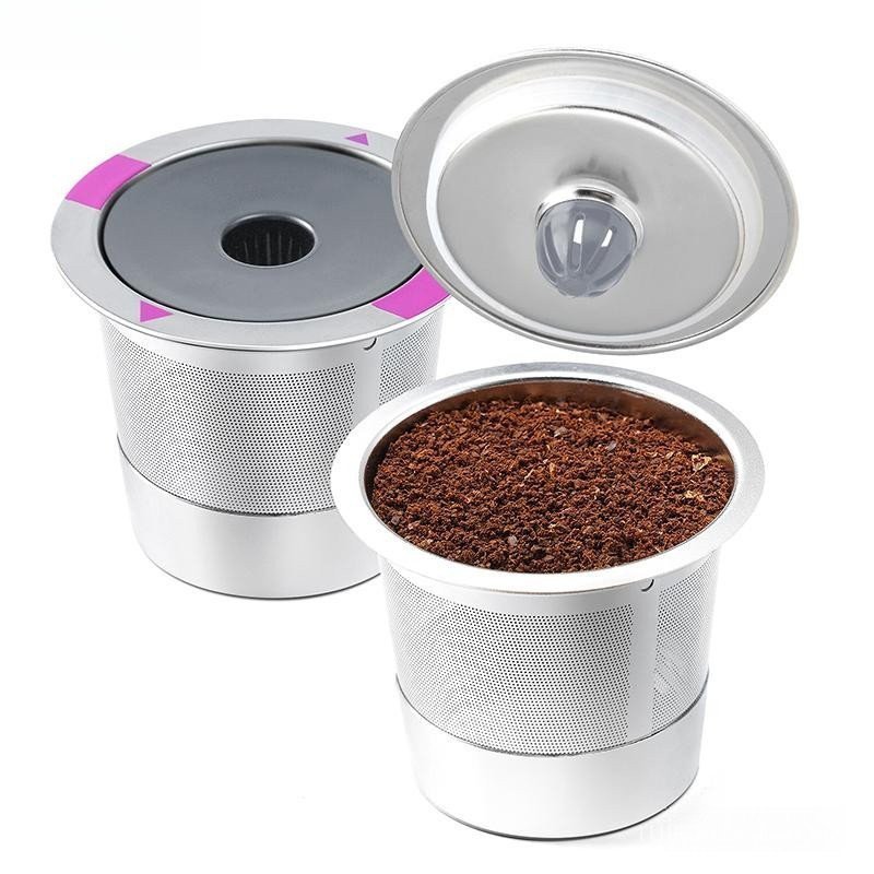 Universal Reusable Coffee Capsules Stainless Steel Coffee Pods Suitable for Keurig 2.0 and 1.0 Machines QS6V
