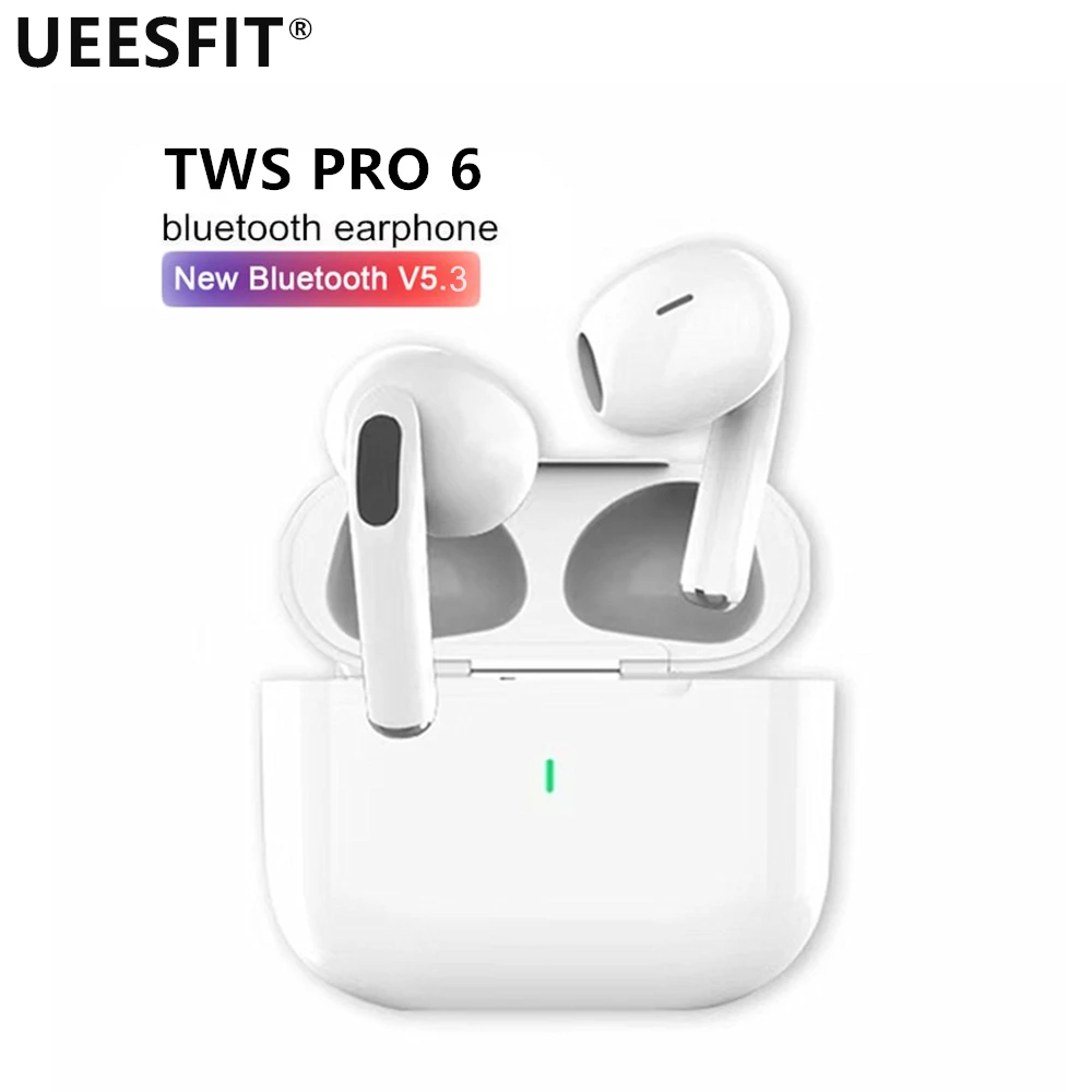 UEESFIT TWS Wireless Bluetooth Earphones Headphones Air Pro In Ear Earbuds Sport ANC Noise Cancelling Headset for IPhone Android