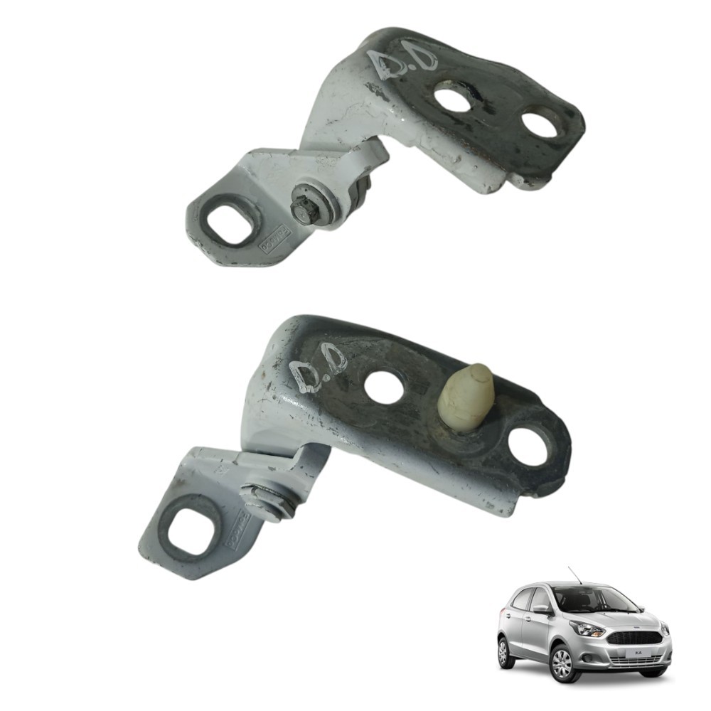 Par dobradica porta dianteira direita Ford Ka 2015 2018 2020