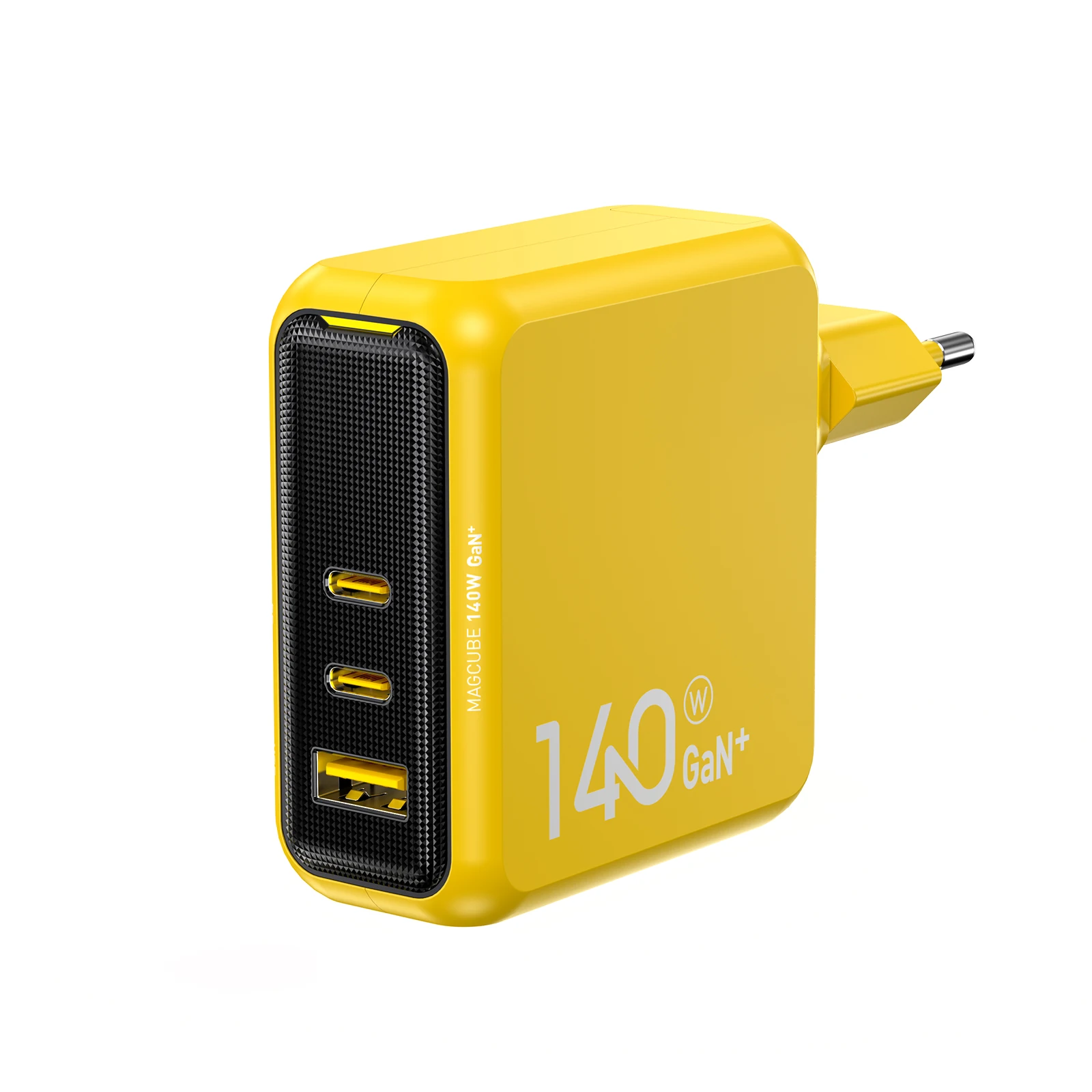 AOHI Magcube Pro 140W GaN Charger PD3.1 3-Port USB C Charger For Macbook Pro Laptop Fast Charger For iPhone 16 Xiaomi Tablet