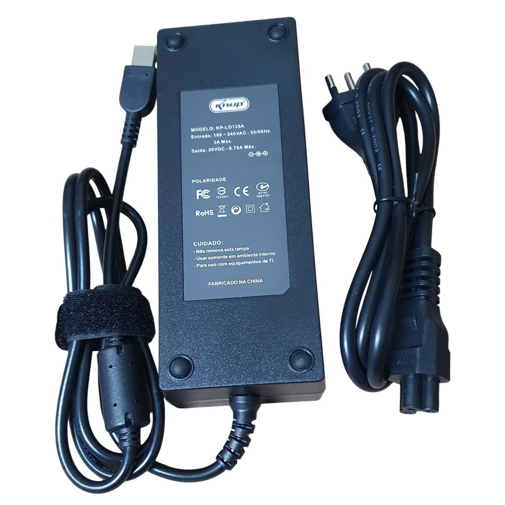 Fonte Carregador para Lenovo Gaming 3i Loq Yoga Legion Think 135w