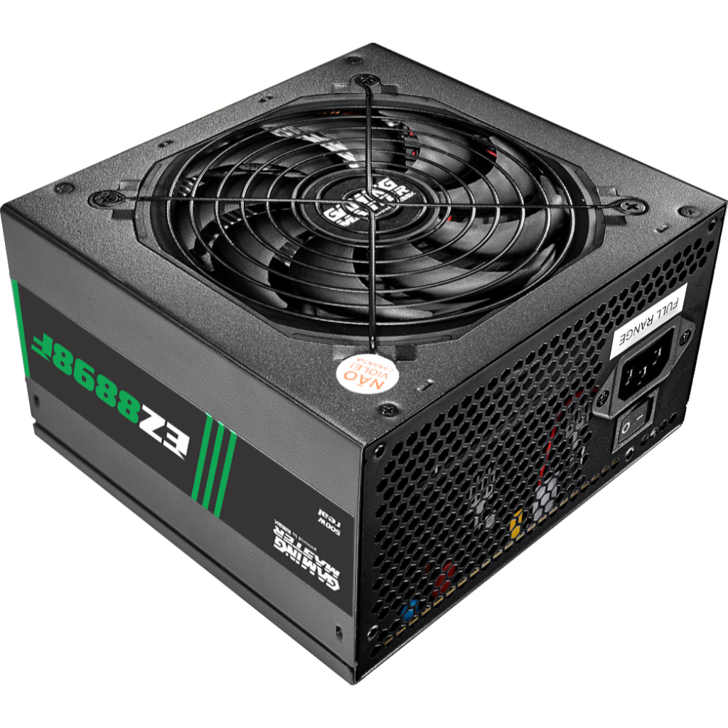 Fonte Gamer Gaming Master EZ-8898F 500W Real 80 Plus Silver