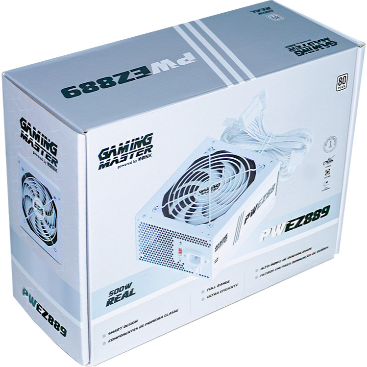 Fonte Gamer Modular Gaming Master EZ8898D 850W Real 80 Plus Bronze