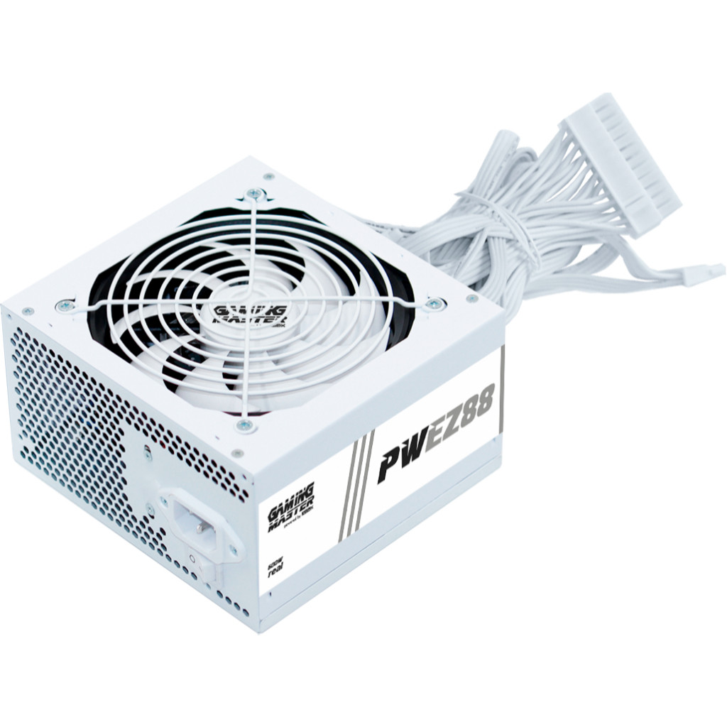 Fonte Gamer Gaming Master PW-EZ88 500W Real 80 Plus Silver Branca