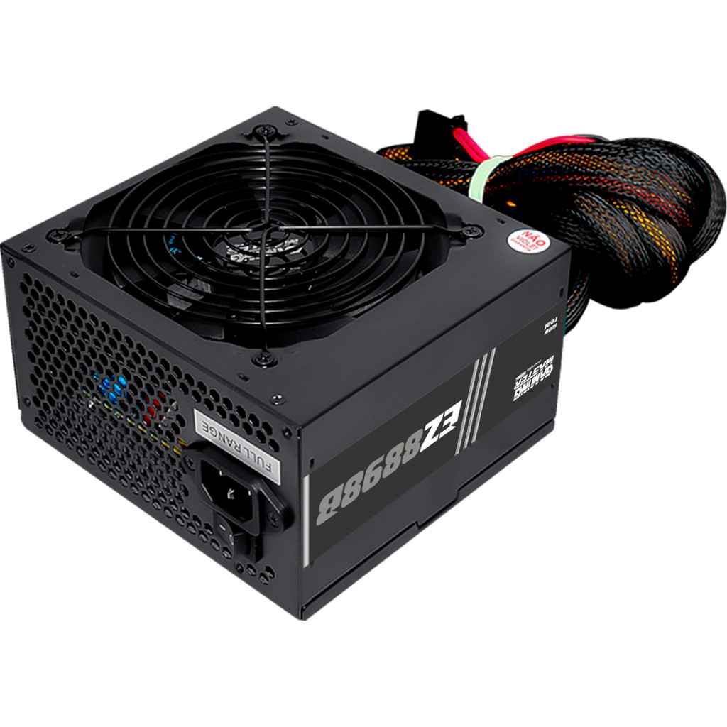 Fonte Gamer Gaming Master EZ-8898B 600W Real 80 Plus Bronze