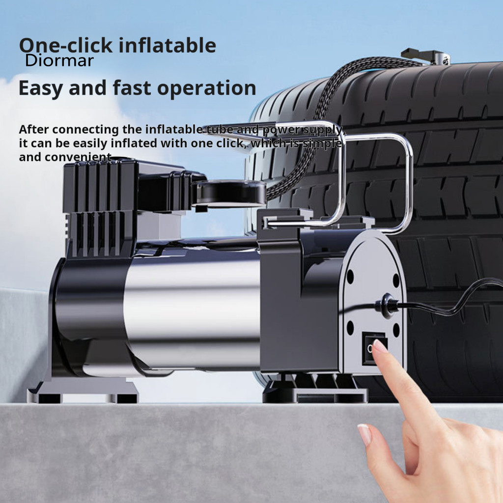 Sports Ball Air Pump Electric Tire Inflator Portable 12v Mini Compressor – Quick Digital for Car Motorcycle Bicycle Ti