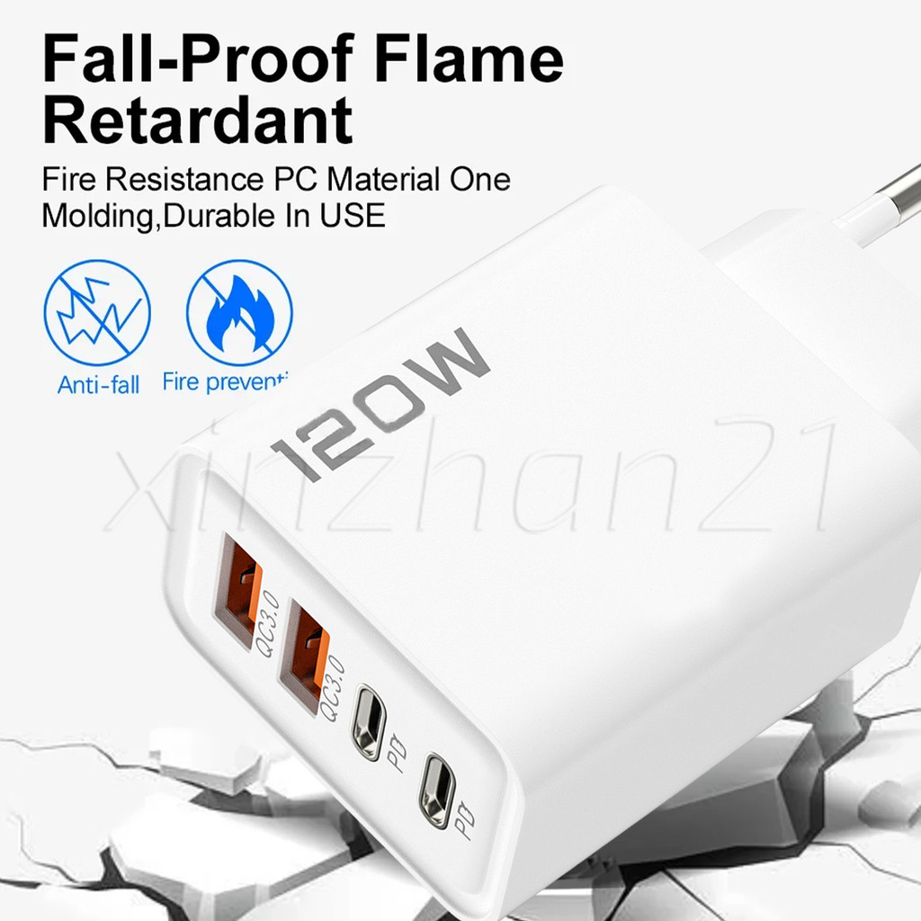 [Novo] Compatível Com Carregadores De Telefone USB IPhone15 16 Samsung Type C-Adaptador De Carga Rápida De Carregamento