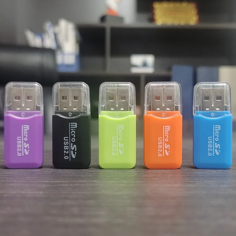 For Windows USB Memory Card Classic Adapter Mini-BG1 Mini Micro SD TF T-Flash Memory Card USB2.0 Card Reader Adapter Adapter