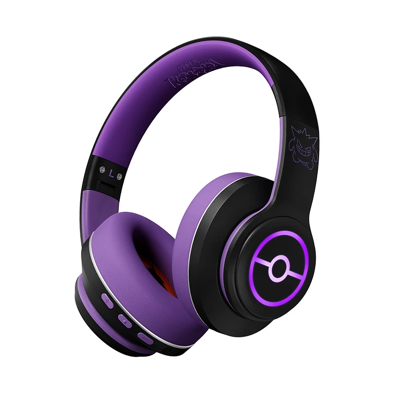 CHENFENG Noise Cancelling Wireless RGB Headphones Bluetooth 5.4 HiFi Stereo Earphones for Music Game Sports - Girls Kids Gift