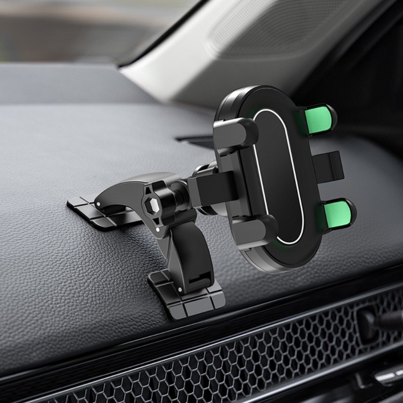 Estone Dashboard Phone Mount Base Adesiva Dupla Rotação Ajustável Suporte Para Carro