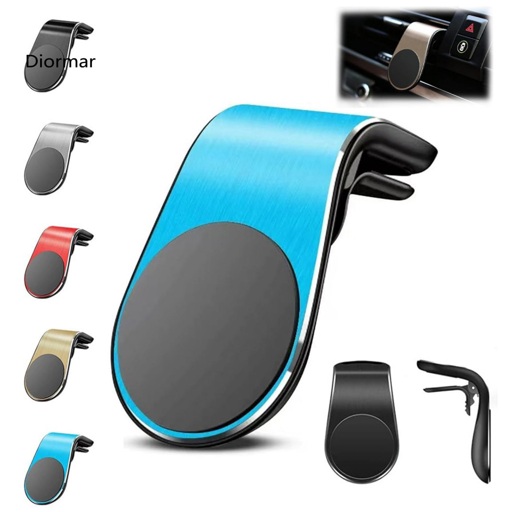 Compact Car Phone Mount High Stability Holder Magnetic 360° Rotatable Easy Install Mobile with Cellphones Universal Sta