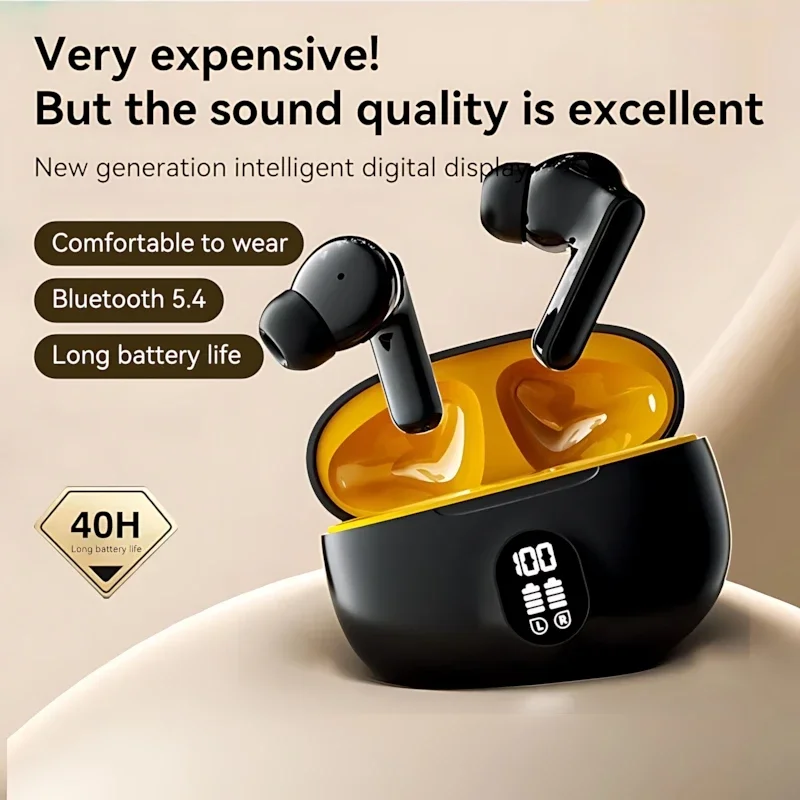 TWS In-Ear Wireless Earbuds Smart LED Display Touch Control Earphone HIFI Stereo Sound Bluetooth-Compatible 5.3 For Apple Xiaomi