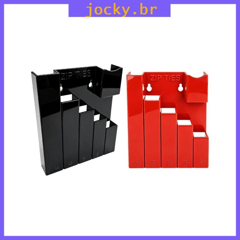 JOY Cable Tie Wall Rack ABS Armazenamento De 5 Slots Para Uso De Classificação De Garagem Externa