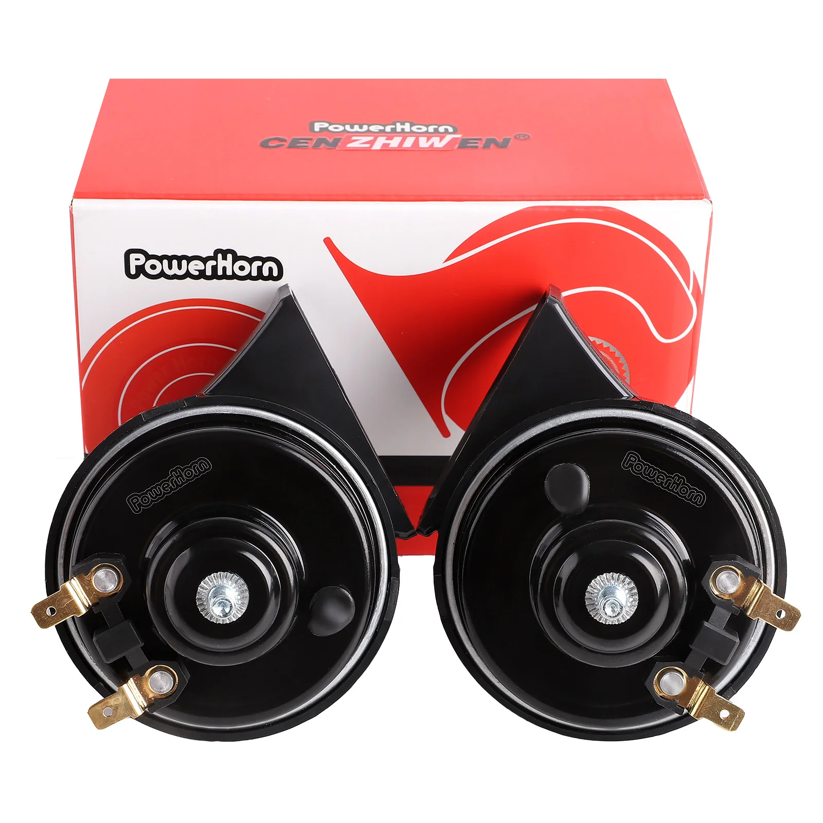 【120dB Super Loud】12V Electric Vehicle Snail Horn Dual Tone Car Horn Universal Waterproof for Truck Motorcycle Van