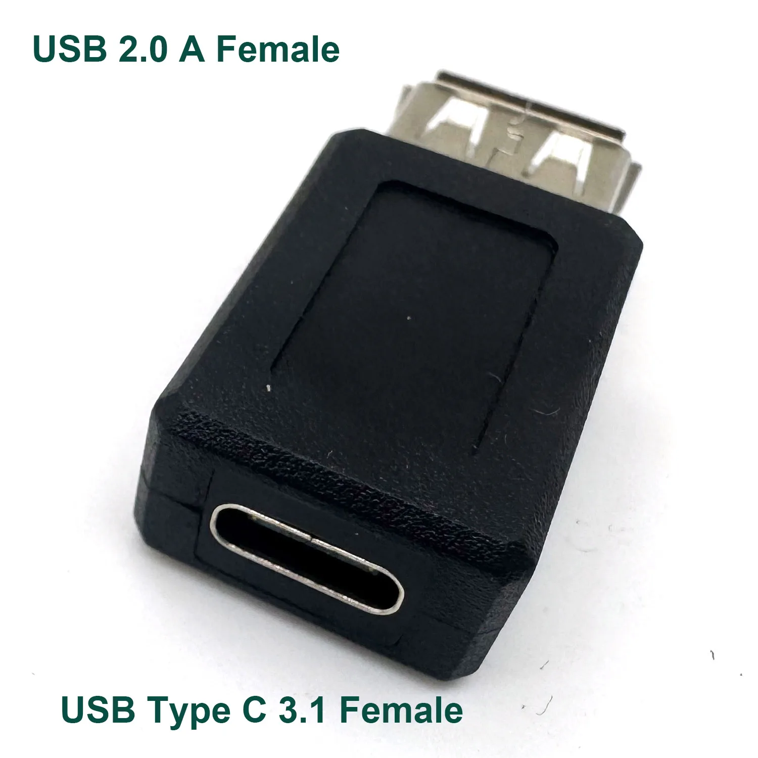 1pc USB 3.1 Type C Female To USB 2.0 A Female Jack Data Power Charger Charging Adapter Converter Connector Laptop PC