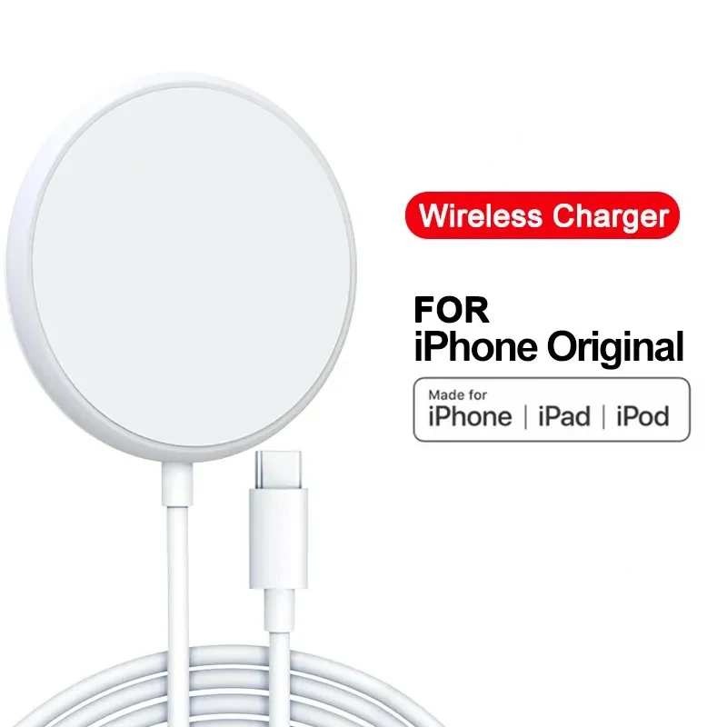 15W Magnetic Wireless Charger for iPhone 17 16 15 14 Fast Charging Pad Compatible Mag Safe Charger for iPhone AirPods
