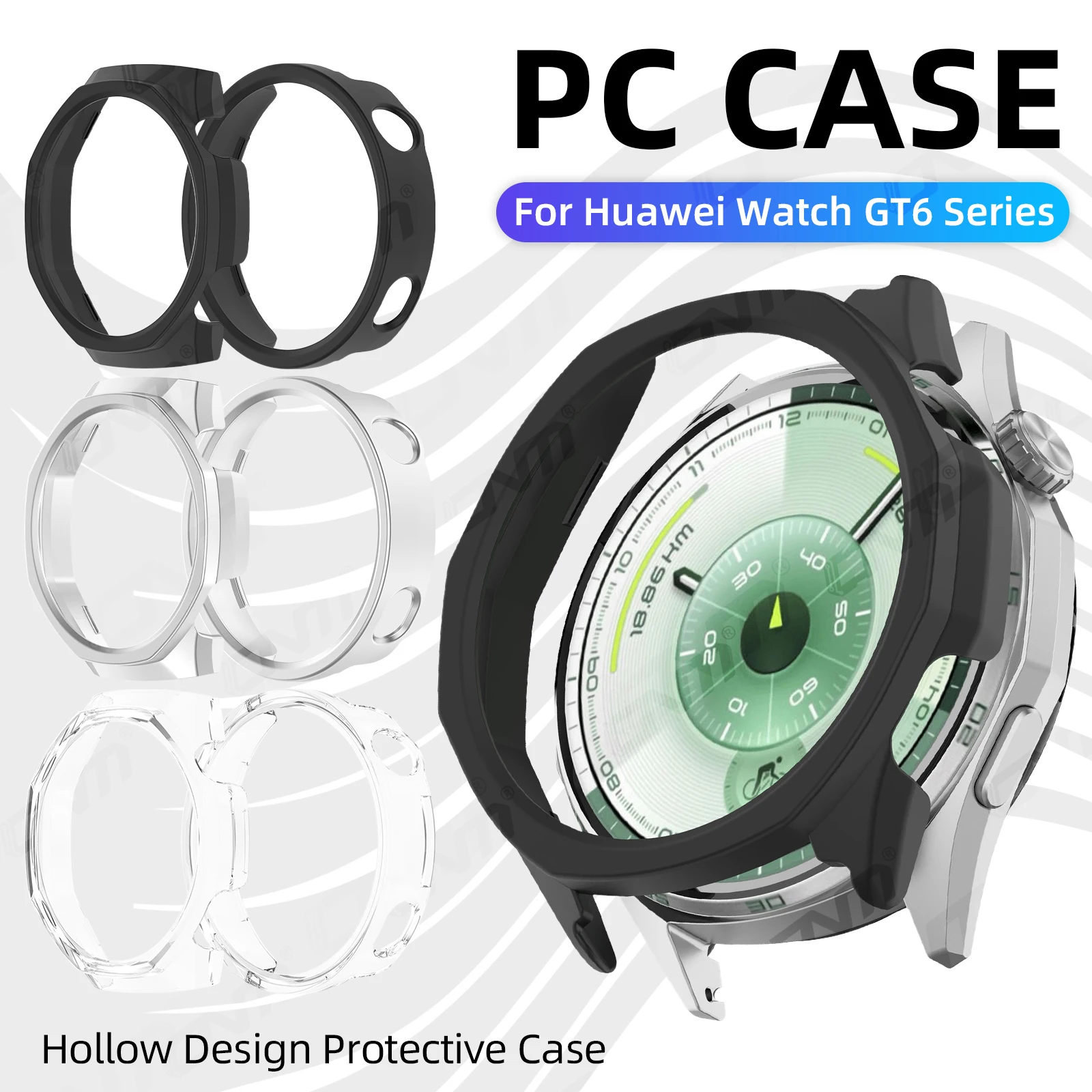 Case for Huawei Watch GT6 Pro 46mm41mm Smart Watch PC Hard Protective Cover Anti-scratch Bumper Shell for Huawei GT6 Accessories