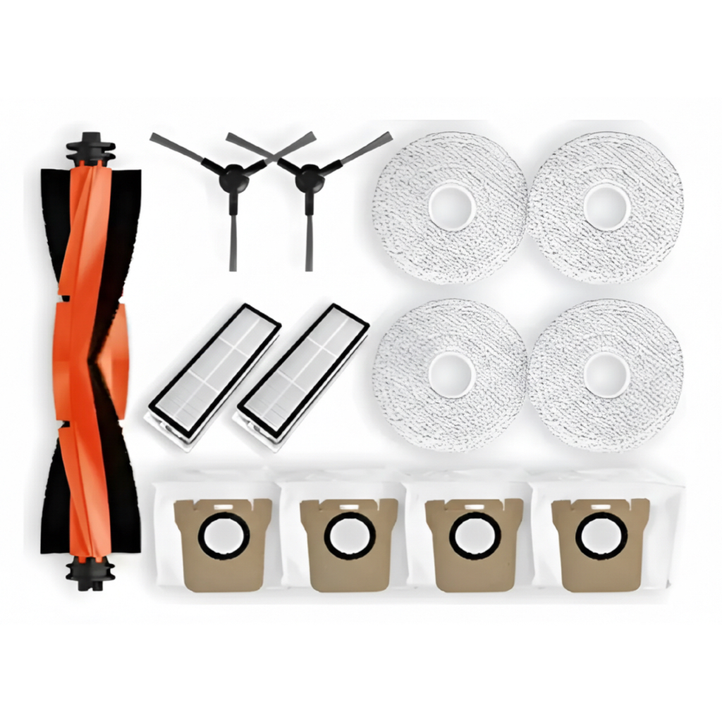 Kit Reposição para Aspirador Robô X20 / X20+ / X20 Pro / X20 Max – Escovas, Filtros, Sacos e Mop