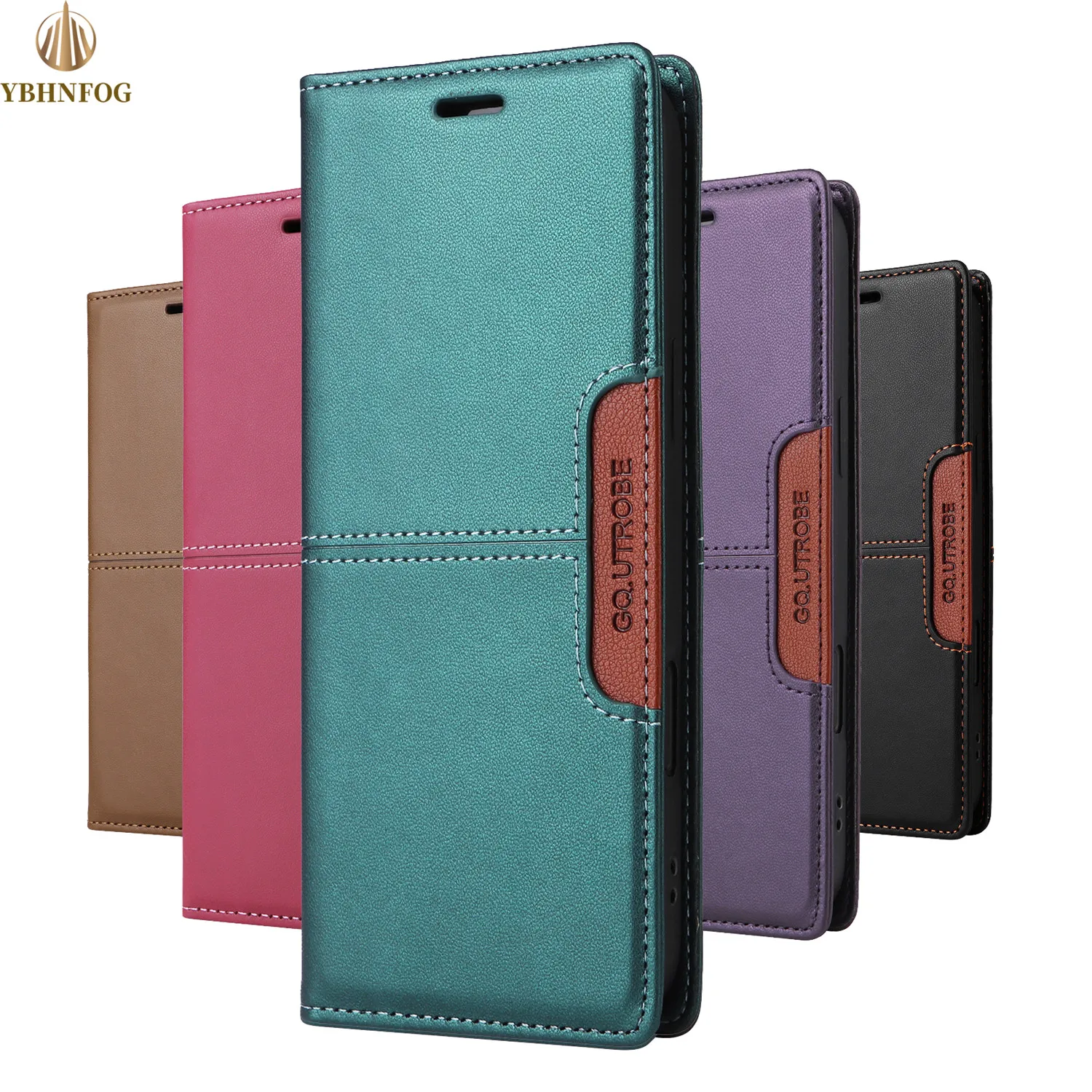 Leather Flip Phone Case For Samsung Galaxy A16 A36 A56 A52 A72 A13 A23 A33 A53 A73 A34 A54 A15 A05 A25 A35 A55 A06 Wallet Cove