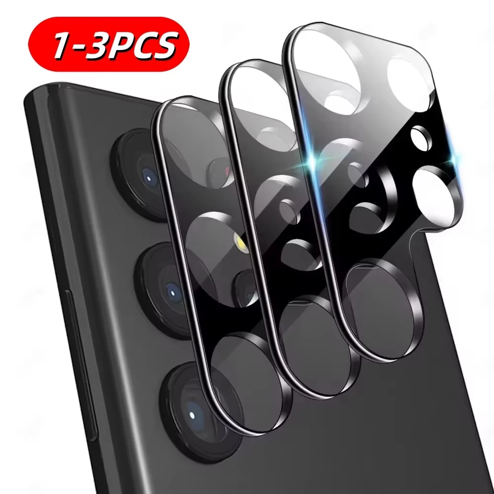 1-3pcs 9H Camera Lens Protector For Samsung S26 S25 Ultra S24 S23 Plus S22 S21 S20 FE Back Tempered Glass For Galaxy Z Fold 3 4 