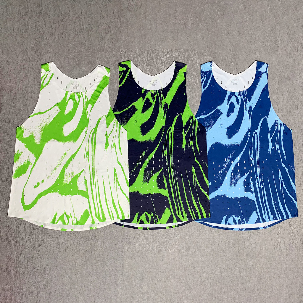 Wind Tunnel Summer Running Training Quick-Drying Breathable Cool Marathon High Elastic Sleeveless T-shirt fOpI