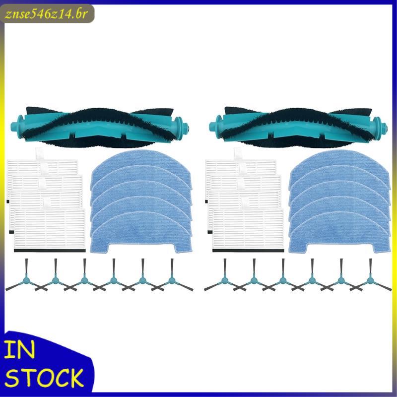 [Bjrw] 2 Conjuntos Para Aspirador De Pó Robô Avançado 2499 Ultra Home , Escova Lateral Principal , Filtro Hepa , Peças D