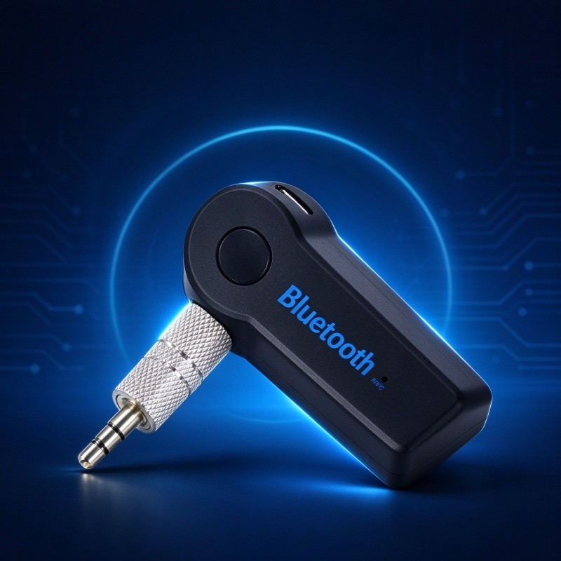 Adaptador Receptor Bluetooth P2 Veicular Com Microfone Hands Free