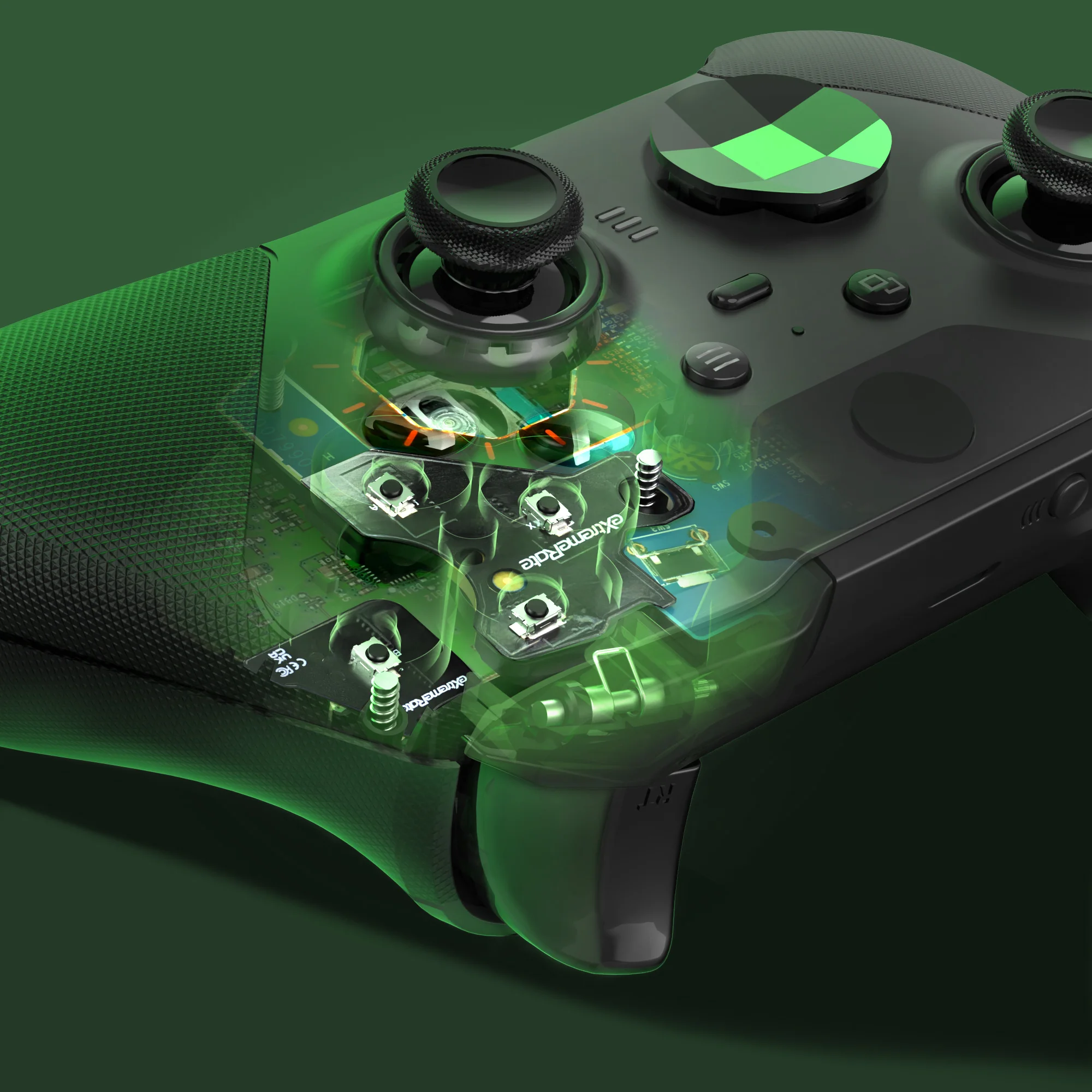 eXtremeRate ABXY Clicky Kit for Xbox Elite Series 2 Core Controller (Model 1797), Mouse Clicky Kit Action Buttons Clicky Kit