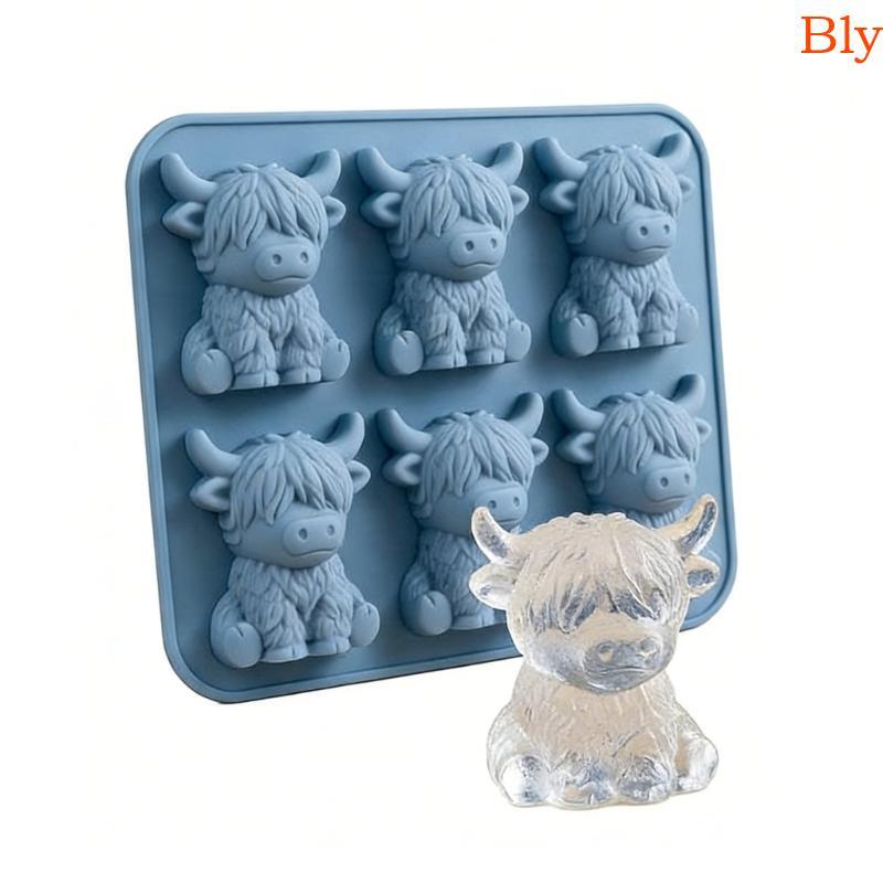 Bandejas Silicone Forma Bly Designs Gado Congelamento Rápido Para Festas Uso Comer