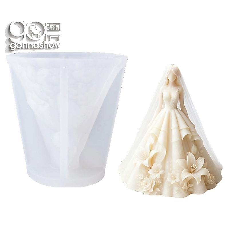 GONNA Designs Elegantes Molde Silicone Para Criação Perfumada Como Chá Noiva Detalhes Casa Romance