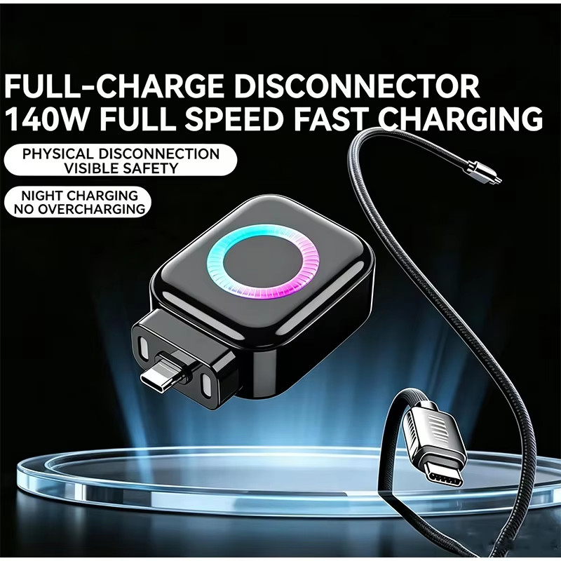 spot KEBIDUMEI 140W Cabo De Dados De Carregamento Rápido Desligamento Automático Proteção Anti-Sobrecarga Para Seguro Se