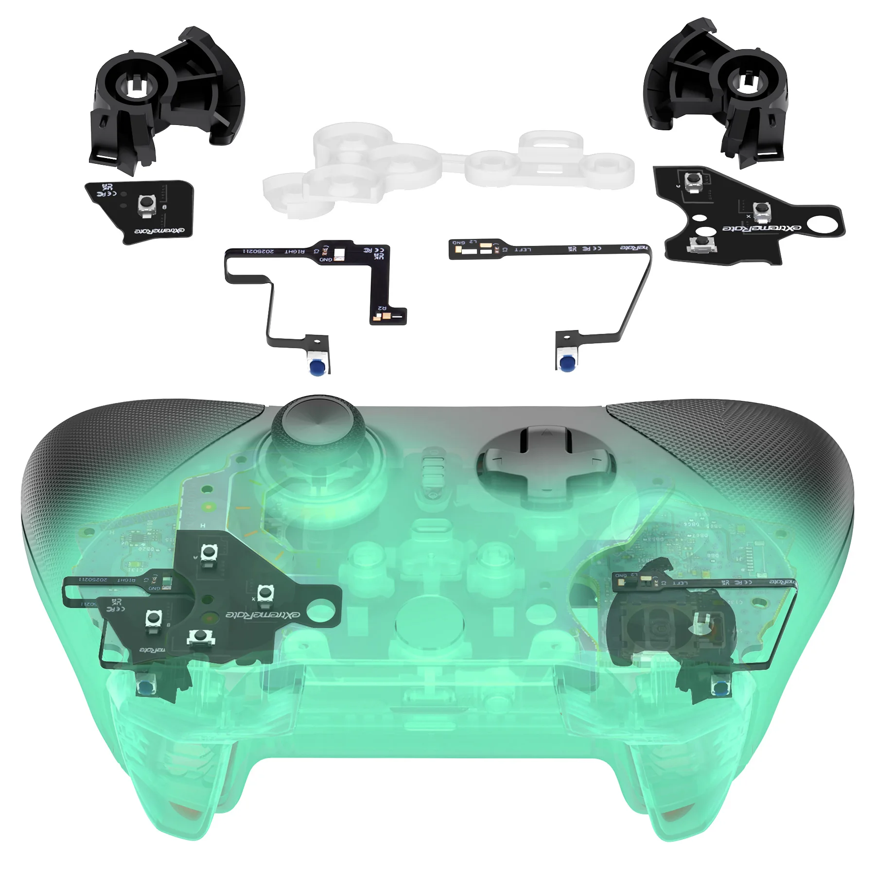eXtremeRate Whole Clicky Kit for Xbox Elite Series 2 Controller (Model 1797) Shoulder Buttons, LT RT ABXY Mouse Click Kit